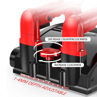 Fresadora de hormigón 1200 W 3000 R/min con 26 hojas, bolsa de transporte, lijadora de hormigón, para pared, yeso, mortero - details 5