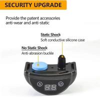 Collar antiladridos para perros, antiladridos, adiestramiento de perros, descarga eléctrica, enchufe Taser, vibrador recargable, vibración, - details 11