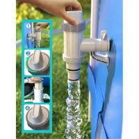 Adaptador de manguera para piscina sobre el suelo, adaptador de manguera para piscina con válvula de émbolo, 2 uds. - details 2