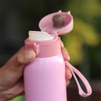 200 ml para niños niños de acero inoxidable mini termo de vacío viaje termocup taza botella - details 4