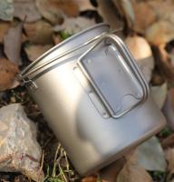Tiartisan - Mango plegable de titanio, prensa francesa, cafetera cubierta para colgar, utensilios de cocina para acampar al aire libre, taza de agua - details 12