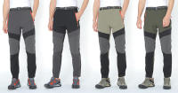 Pantalones de senderismo impermeables para hombre, pantalones de secado rápido, delgados, Softshell de montaña al aire libre con cinturón - details 1