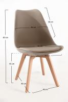 Pack Sillas Comedor - Pack 4 Sillas Synk Basic - Crema - details 166