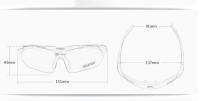 RockBros-Gafas de sol polarizadas de ciclismo, gafas para bicicleta de montaña y carrera, 5 lentes de protección, para hombre - details 1