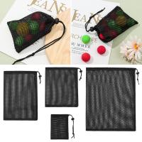 Bolsa de malla multiusos de nailon para exteriores, bolsa de lavandería con cordón, bolsa de almacenamiento de cosas, 1 unidad - details 3