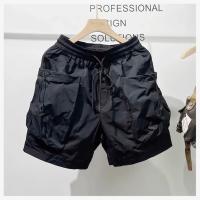 Nuevos pantalones cortos de trabajo de verano para hombre, pantalones cortos informales holgados de pierna recta de cinco piezas de estilo japonés, pantalones casuales versátiles - details 1