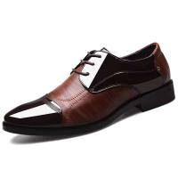 2023 Baolite Zapatos casuales de negocios de cuero puntiagudos formales de fiesta a la moda para hombres - details 1