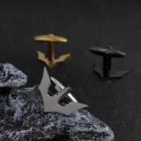 Gemelos de murciélago para hombre, botones de puño de acero inoxidable para camisa de muñeca, joyería para novio de boda, accesorios para hombre - details 4