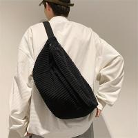 1 bolso bandolera de pana de gran capacidad, bolso cruzado de moda versátil - details 4