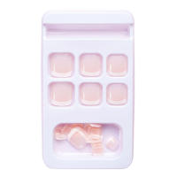 Uñas postizas para principiantes, manicura francesa, puntas blancas, elegantes, principiantes - details 0