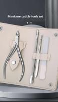 Kit de manicura con queratina, tijeras para piel muerta, alicates, limas para uñas y propulsores de queratina, 4/2 piezas - details 0