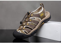 Sandalias Casuales de Cuero de Vaca de Gran Tamaño Zapatos de Playa para Hombres y Mujeres - details 36