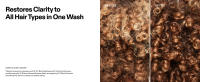 Restores clarity to all hair types in one wash