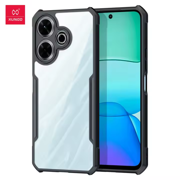 Xundd-fundas para Xiaomi Poco M6 Pro 4G funda protectora de lujo a prueba de golpes para teléfono, carcasa transparente suave - 1
