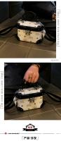 Bolso de Caja de Cuero Genuino de Marca de Hong Kong para Mujeres2025Nuevo Estilo de Bolso Cruzado de Un Solo Hombro de Alta Gama - details 11