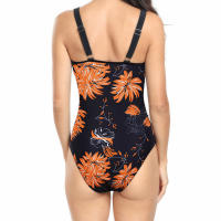 Bañadores de una pieza con estampado para mujer, traje de baño adelgazante - details 32