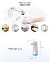 Dispensador automático para el hogar, dispensador de champú y jabón líquido, sensor inteligente sin contacto, utilizado en baño o cocina, con - details 17