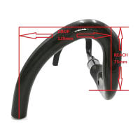 LOOK Aero-Manillar de fibra de carbono para bicicleta de carretera, nuevo estilo, T800 - details 4