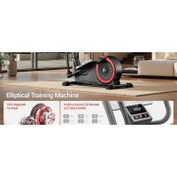 UMAY para el hogar, máquina de ejercicio con 8 niveles de resistencia y empuñaduras de frecuencia de pulso, entrenador elíptico magnético silencioso con paso de 15,5" y - details 1