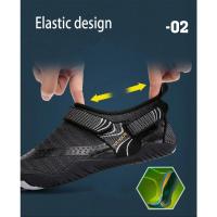 Zapatos de Agua para Hombre y Mujer Suela de Goma Resistente a Desgaste Malla Exterior - details 5