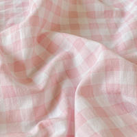 Plaid Style Fitted Sheet Skin-friendly Bed Cover Elastic Bedsheet for Girls Boys Room couvre lit Home Bed Linen(No Pillowcase) - details 7
