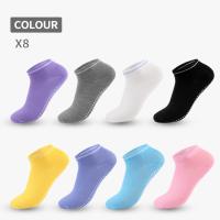Calcetines deportivos antideslizantes para mujer, medias de silicona para yoga y baile en interiores - details 6