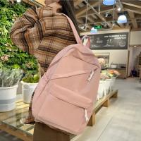 Mochila Pequeña Y Fresca Para Estudiantes, Morral De Color Sólido, Informal, A La Moda, Para Estudiantes Universitarios - details 13