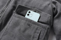 Chaquetas gruesas de lana para hombre, abrigo de PANA con cuello de piel a la moda, prendas de vestir militares informales, novedad de otoño e invierno, 2024 - details 13