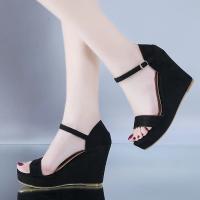 Sandalias de Plataforma para Mujer 2025 Punta Abierta, Tacones Altos, Hebillas en el Tobillo, Moda de Zapatos - details 1