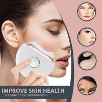 Dispositivo de belleza facial con sensación de hielo de enfriamiento, dispositivo de masaje y raspado de manos de modelado facial doméstico, vibración de compresas calientes, ajuste de tres niveles de la fuente de luz LED - details 2