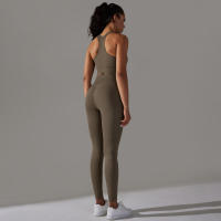 Hamidou-Conjunto de Yoga sin costuras para mujer, ropa deportiva para gimnasio, sujetador de entrenamiento, mallas de cintura alta para correr, traje para Fitness - details 26