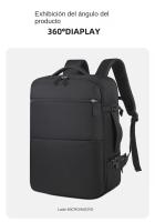 Mochila de equipo multifuncional para niñas, bolsa de ordenador simple de negocios para viajes de negocios - details 24
