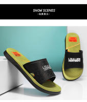Nuevas zapatillas de verano de los hombres desgaste tendencia antideslizante zapatillas frescas casa de los hombres baño flip - details 10