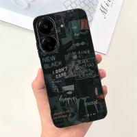 Funda trasera para Xiaomi Poco C65, cubierta suave de silicona líquida mate con estampado de dibujos animados de flores, protección a prueba de golpes - details 49
