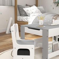 2 s Infantiles con s para Niños 2 en 1 con Pizarra Cajones de Tela Espacio de Almacenamiento para Guardería - details 7