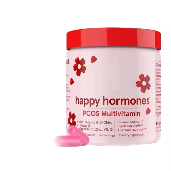 Cápsulas de vitamina D-Shiro del complejo de inositol de Happy Hormones - 1