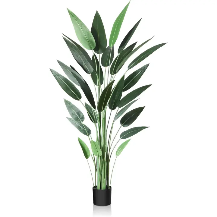 Árbol de Lirio Artificial 180 cm Palmera Tropical Falsa con 28 Troncos - 1
