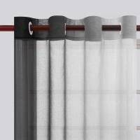 Cortinas De Ventana Gradiente Semi Transparentes Para Dormitorio Y Sala De Estar Bloqueo De Calor Sin Capa Doble Material Poliéster Modernas Con Borlas En Lado Instalación - details 16