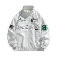 Primavera y otoño nueva ropa de motocicleta para hombres marca de moda chaqueta de cuero PU chaqueta fina moda abrigo bordado - details 22