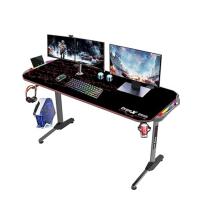 Mesa de computadora elevada eléctrica Ergonómica, tamaño 160x75 cm, altura ajustable, con portavasos, ganchos, robusta, fácil de instalar, para dormitorio, oficina, reuniones, estudio - details 19