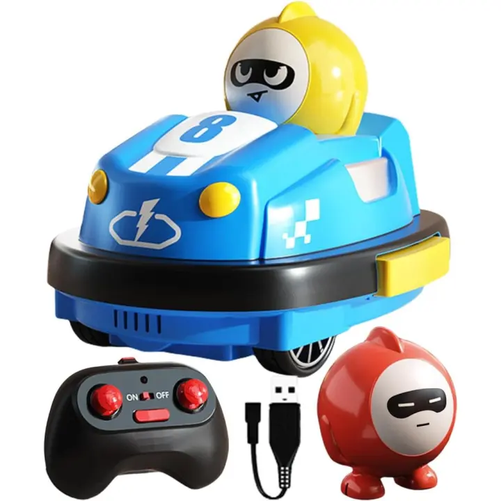 Juego De coches De carreras de Control Remoto, Juguetes de coches de dibujos animados, Juguete De Control rem - 1