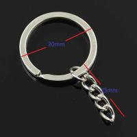 LLavero de moda de 38x21mm con Cruz hueca, colgantes de Color plateado, joyería DIY para hombre, llavero de coche, soporte de anillo, recuerdo para regalo - details 1