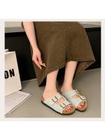 Chanclas de plataforma con suela gruesa para mujer, ropa de exterior de verano 2025, nuevas sandalias de playa para mujer - details 3