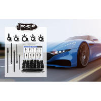 Joonzoie 150 Uds. Kits surtidos de arneses para automóviles Loom-10 tamaños diferentes Clips de enrutamiento de cables automotrices piezas de repuesto para automóviles - details 0