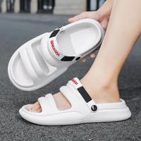 Zapatillas hombre verano 2024 nuevo uso exterior niños pisando mierda sensación deportes conducción sandalias de playa de suela blanda de doble propósito - details 18