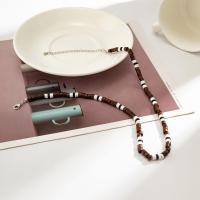 Collar de cuentas de madera con paneles para hombre - details 5
