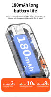 Adaptador de Audio con Bluetooth 5,4, transmisor y receptor de Audio inalámbrico AUX de 3,5mm, música HIFI con micrófono HD para auriculares de coche y TV - details 6