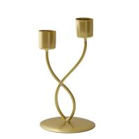 European Metal Candle Holder Iron Candlestick Irregular Pillar Candle Stand Wedding Party Dining Table Centerpiece Home Decor - details 8