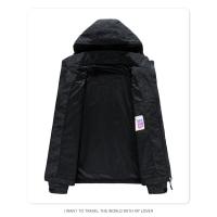 Caumanl-chaqueta deportiva impermeable para hombre, abrigos con capucha, ropa de montañismo, a la moda, talla europea, primavera y otoño, 2024 - details 14