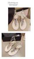 Sandalias de mujer de gran tamaño con diamantes de imitación nuevas de verano - details 14